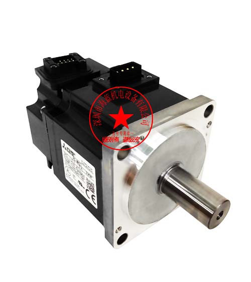 HG-MR13電機小容量低慣量，100W三菱伺服電機，驅動三菱驅動器MR-J4-10A，MR-J4W2